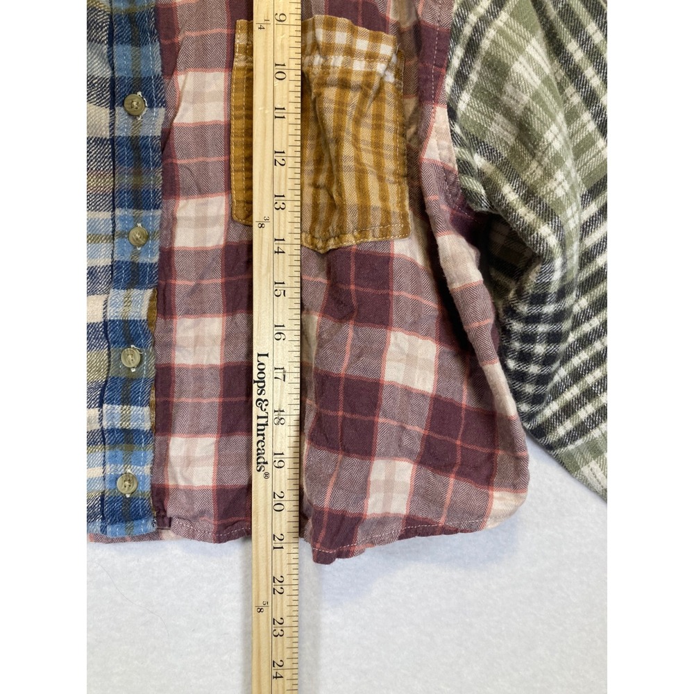 Eclectic Patchwork American Eagle Womens Large Mu… - image 7